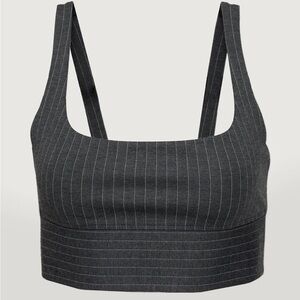 Carbon 38 Pinstripe Bra